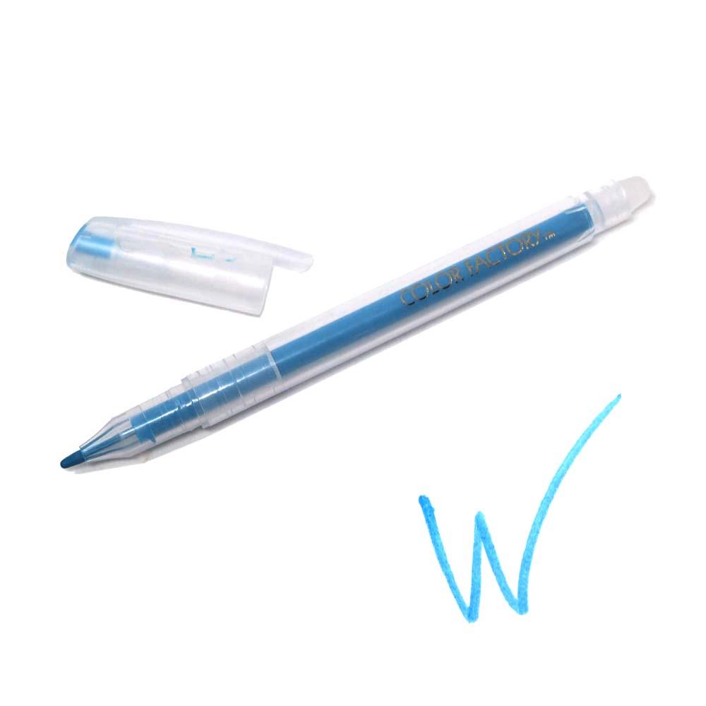 Erasable Ink Marker 2.1mm Fine Point, Aqua, 5-3/4-Inch