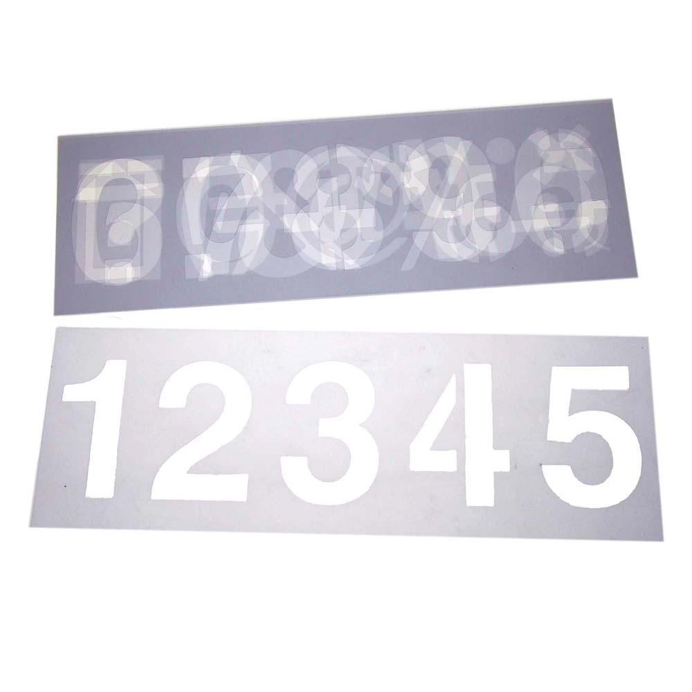 Number Operation & Symbols Stencil Set, 3-Inch, 6-Sheets