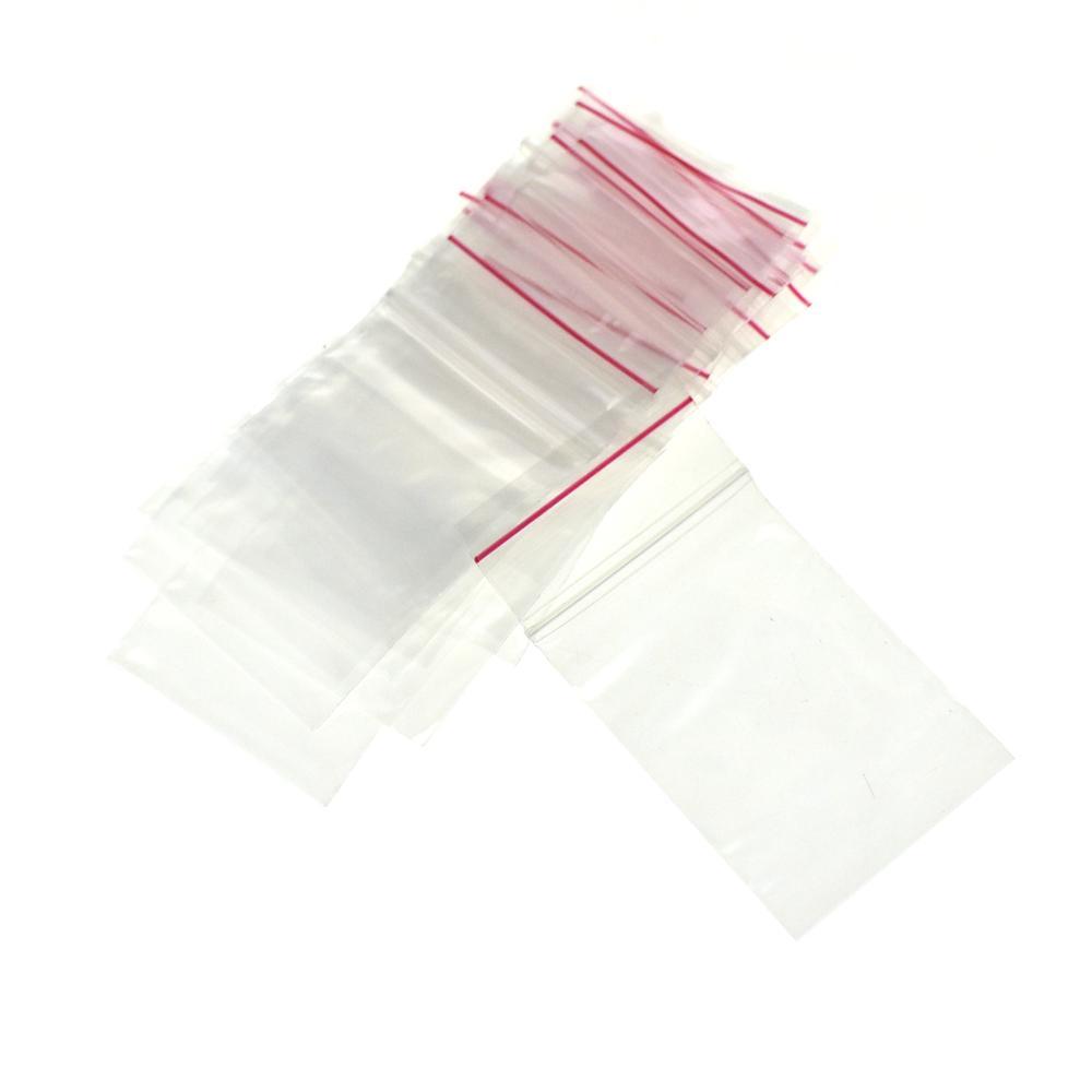 Mini Plastic Zip-Lock Bags, 2-Inch, 180-Count