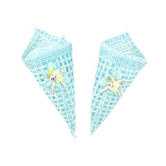 Baby Shower Favor Bag Cone Shape, 7-Inch, 2-Count