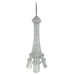 Crystal Gemstone Eiffel Tower Paris France Souvenir Centerpiece, 27-Inch