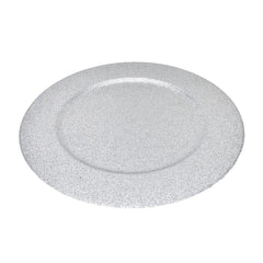 Glitter Round Charger Plate, 13-Inch, 1-Count