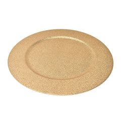 Glitter Round Charger Plate, 13-Inch, 1-Count