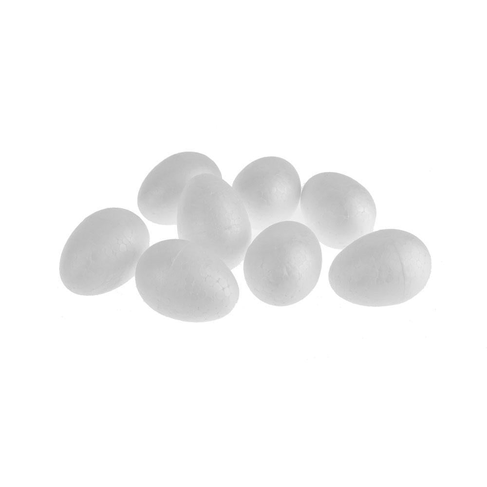 Polyfoam Eggs 2-1/4-Inch x 1-3/4-Inch, 8-Count
