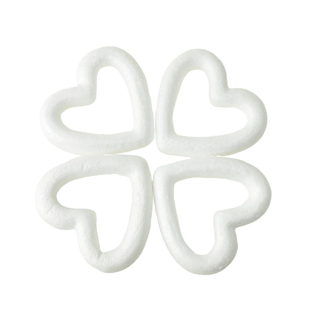 Craft Styrofoam Heart Rings, 3-3/4-Inch, 4-Count