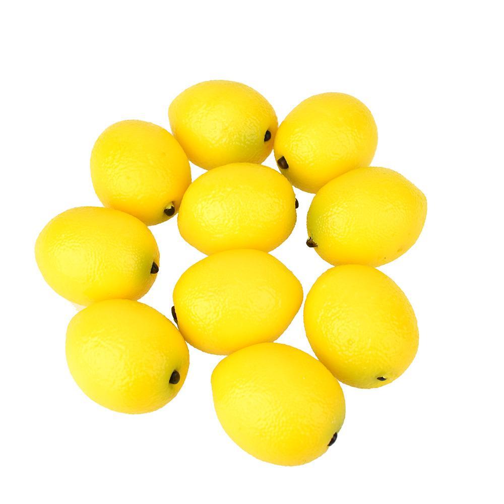Artificial Loose Lemon Bag, 2-1/2-Inch, 10-Piece