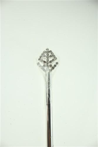 Crystal Rhinestone Scepters, 11-3/4-inch, Spear, CLOSEOUT