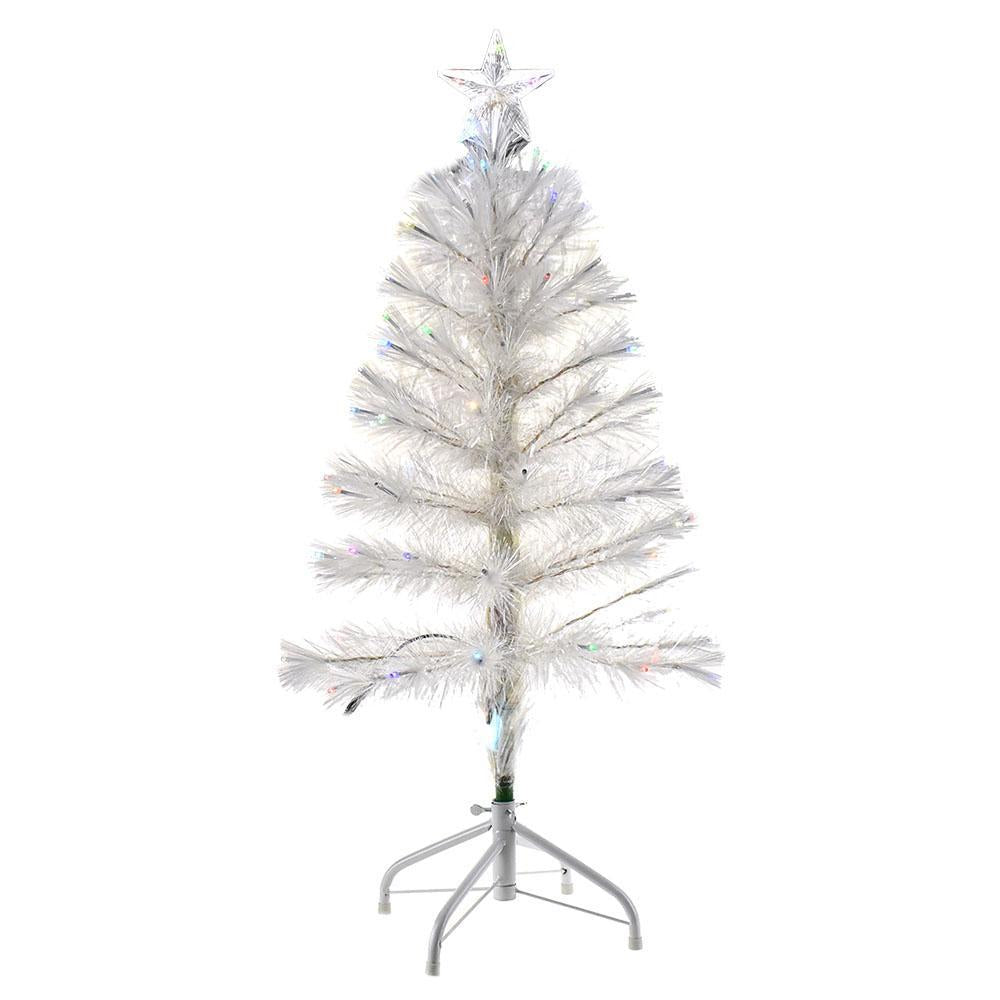 White Fiber Artificial Christmas Tree, 3-Feet