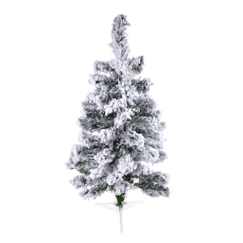 Artificial Snow Flocked Christmas Tree, 2-Feet