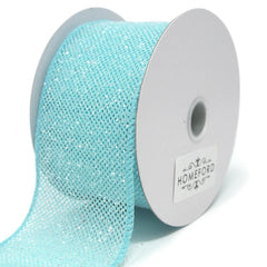 Frosted Net Wired Ribbon, 10 Yards