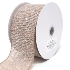 Frosted Net Wired Ribbon, 10 Yards