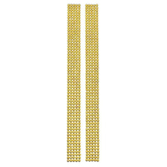 Rhinestone Dots Sticker Strips, 11-3/4-Inch, 2-Count