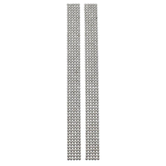 Rhinestone Dots Sticker Strips, 11-3/4-Inch, 2-Count