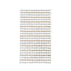 Round Rhinestone Gems Sticker Strips, 1/8-inch, 23-count