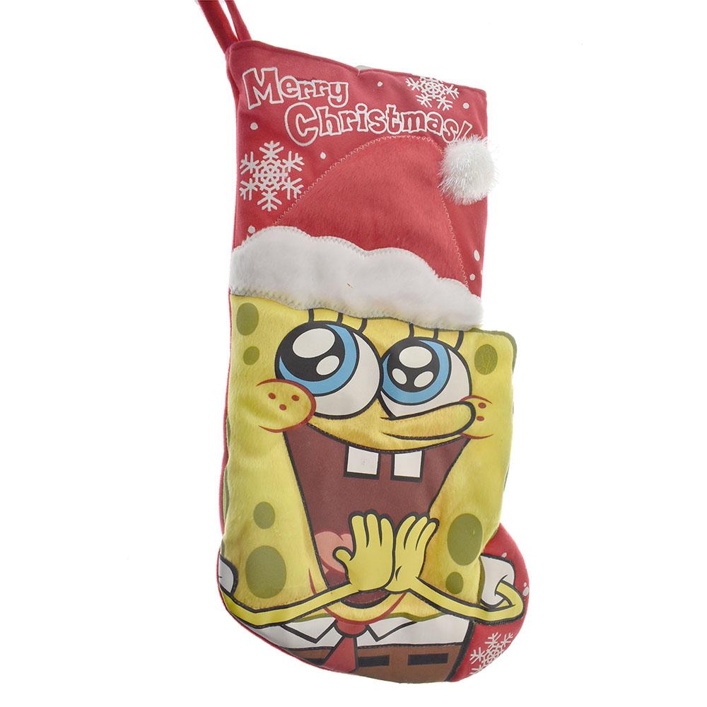 SpongeBob SquarePants Applique Christmas Stocking