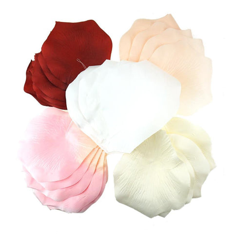 Jumbo Rose Petal Garland, 5-Feet, 3-Count