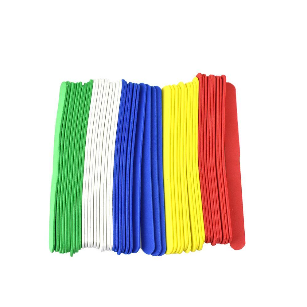 Rainbow Foam Sticks, 4-1/2-Inch, 100-Piece