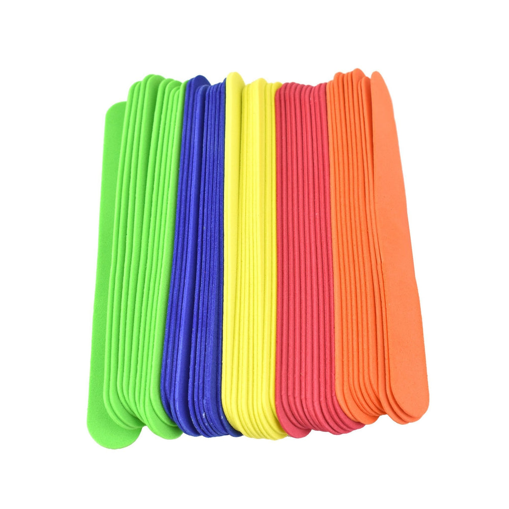 Rainbow Foam Sticks, 6-Inch, 50-Piece