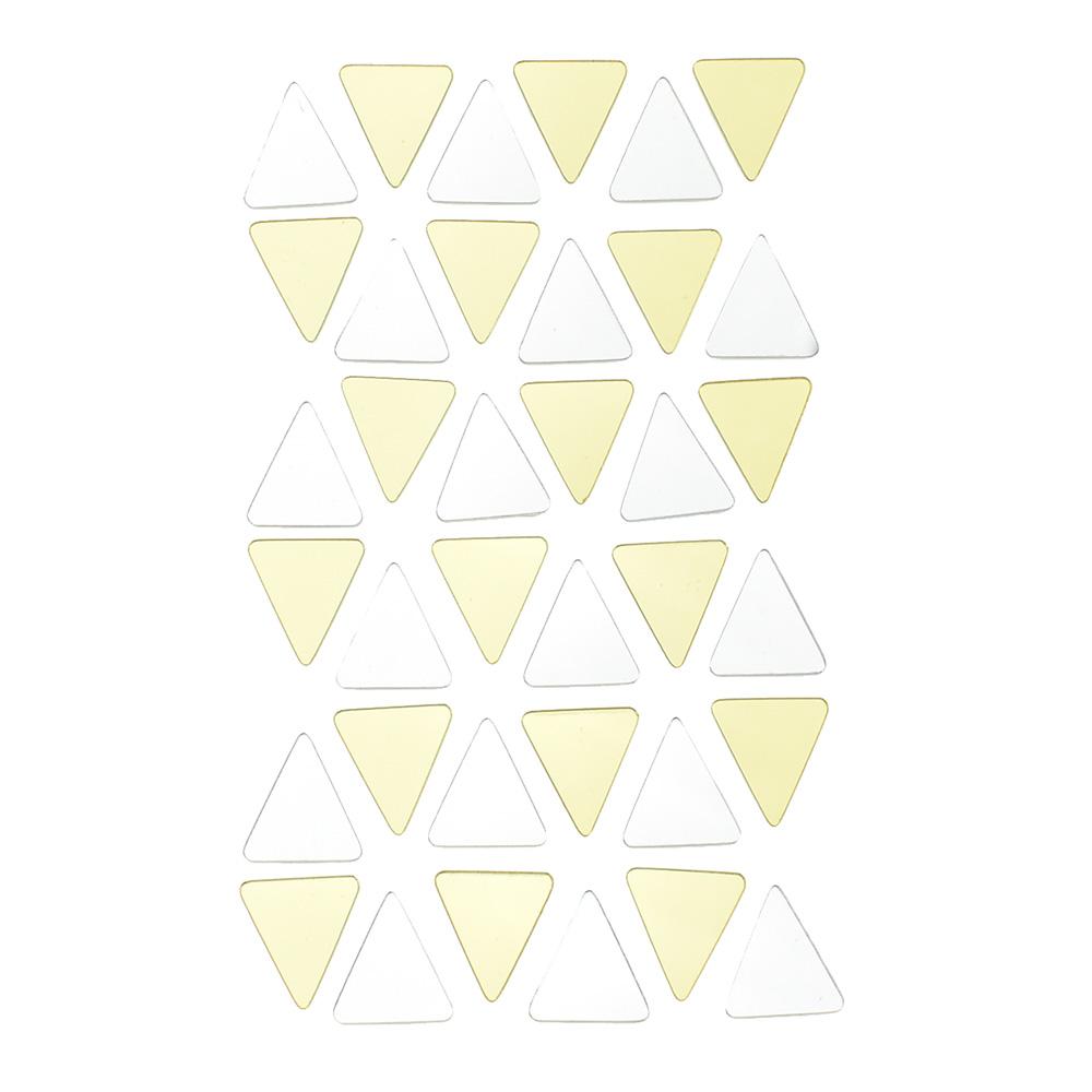 Mini Triangles Reflective Stickers, 36-Piece