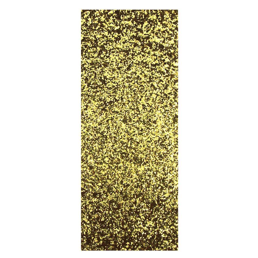 Jewels Glitter Fabric Sheet Sticker, 11-1/2-Inch, Gold
