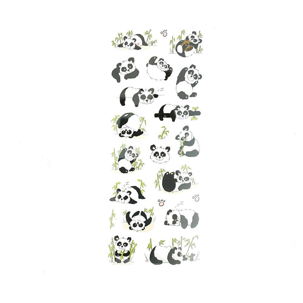 Panda Clear Photo Safe Stickers, 22-Piece