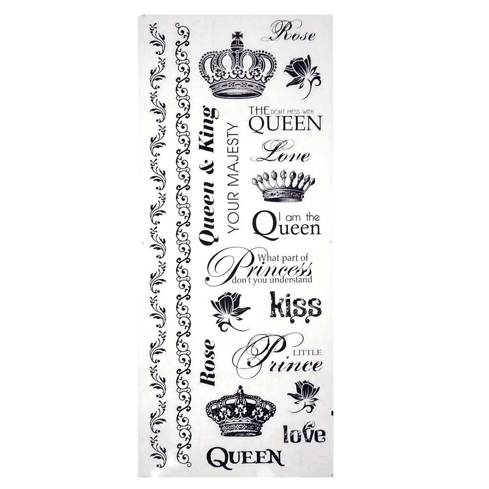 Royal Crown Family Clear Photo Safe Stickers, 20-Count