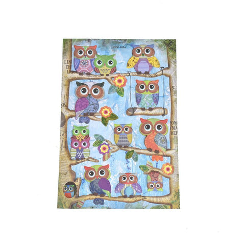 Halloween Owl Sticker Labels – Party Favors and Envelope Seal