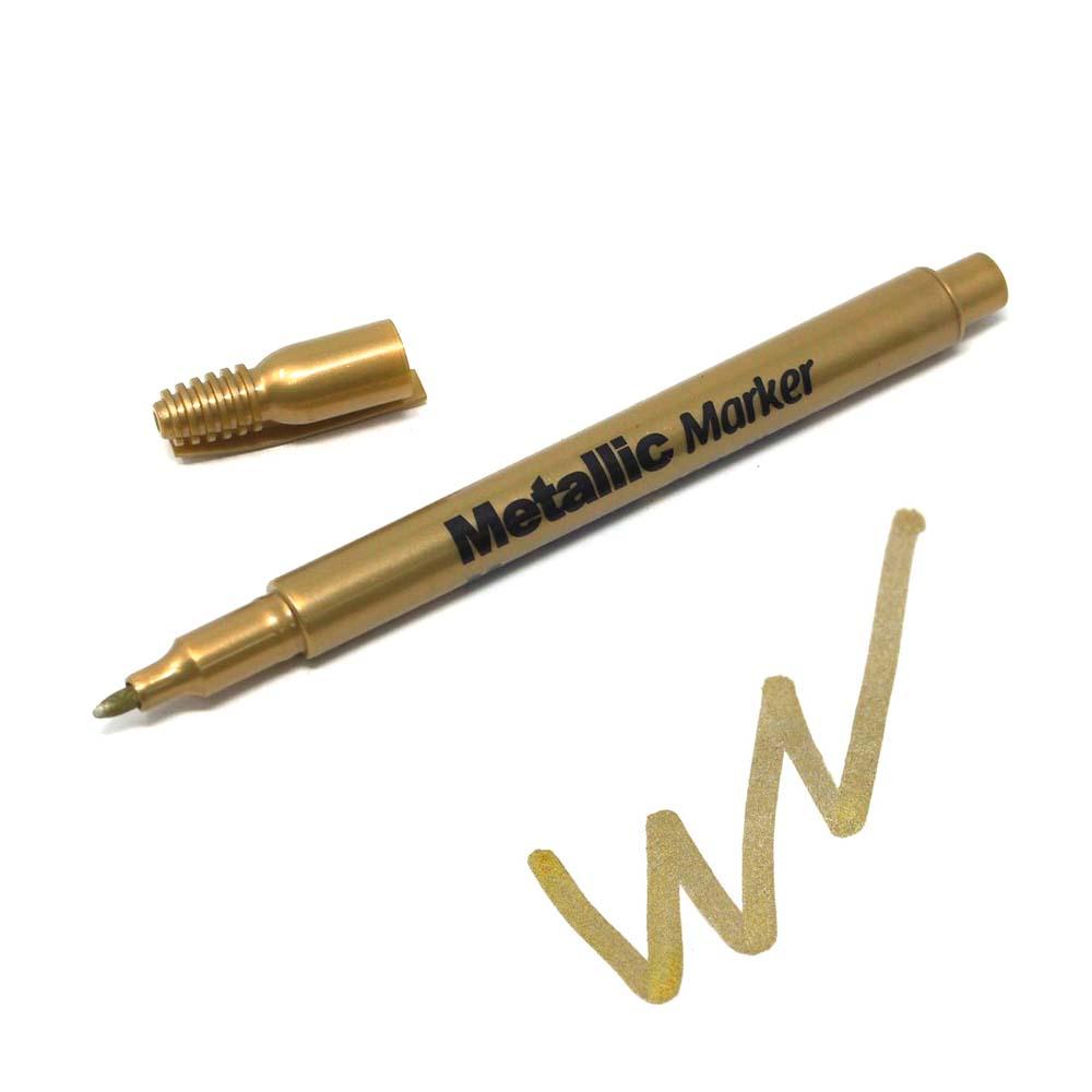Metallic Gold Marker 1.2mm Fine Point, 5-Inch