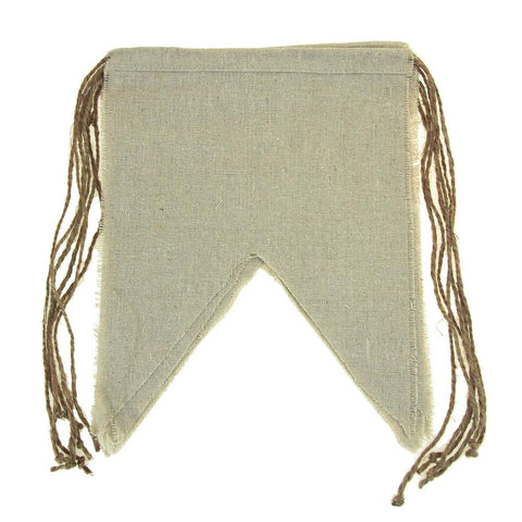 Natural Linen Pennants Banner, Rectangular, 8-Inch x 10-Inch, 6-Piece