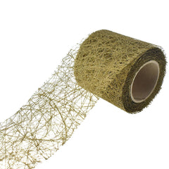 Rustic Faux Sisal Web Ribbon, 2-1/2-Inch, 10-Yard