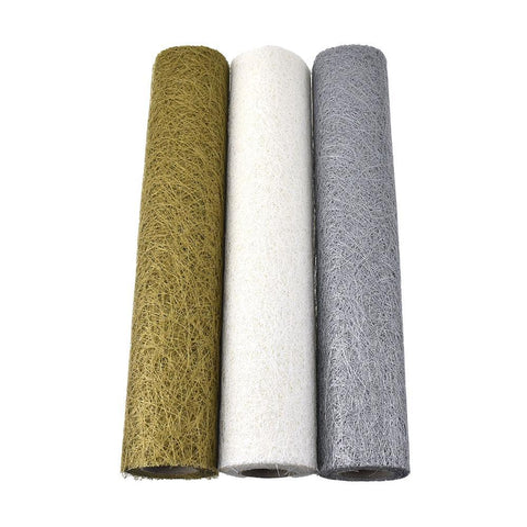 Rustic Faux Sisal Web Ribbon, 14-Inch, 10-Yard