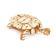 Turtle Modern 3D Wooden Puzzle, 5-1/2-Inch