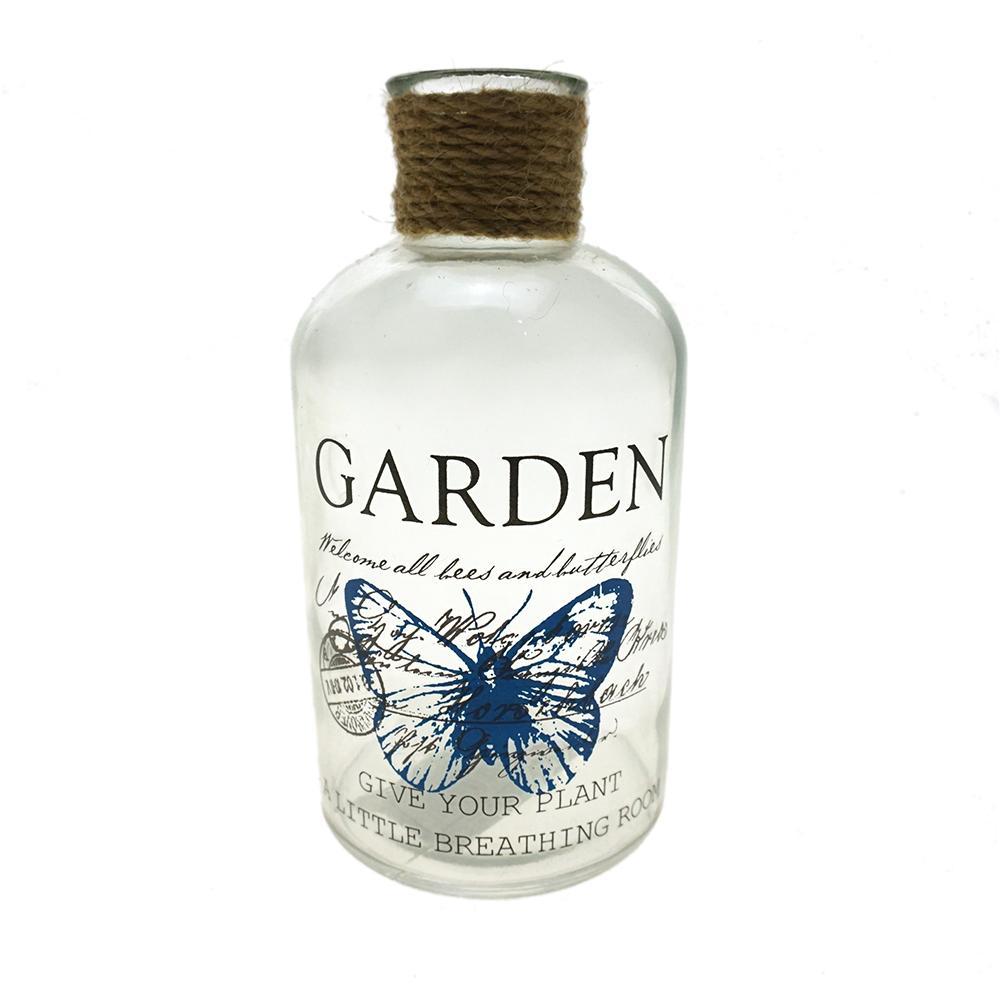 Garden Glass Bottle, 6-Inch