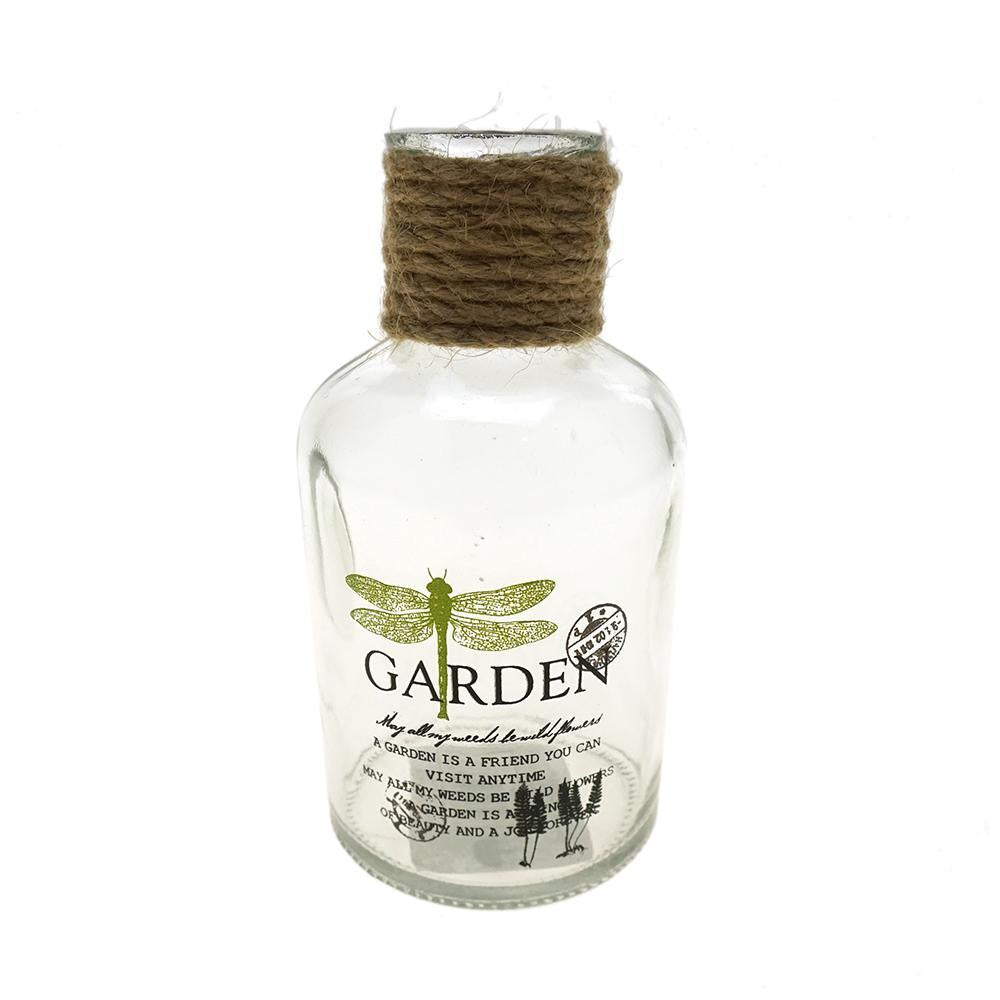 Garden Glass Bottle, 4-1/2-Inch