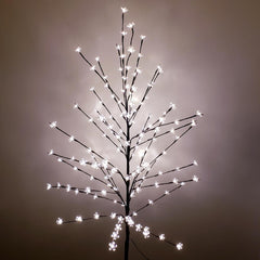 Artificial Cherry Blossom Tree, 180 Lights, Warm White, 7-Feet