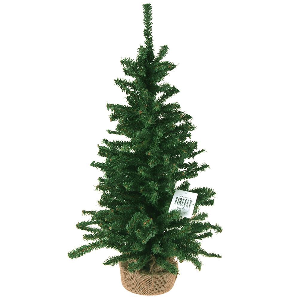Mini Christmas Tree Artificial Pine Trees, Green, 24-Inch