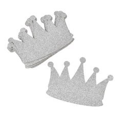 EVA Glitter Foam Crown Cut-Outs, 7-3/4-Inch, 10-Count