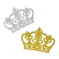 Eva Glitter Foam Royal Crown Cut-Outs, 7-3/4-Inch, 10-Count