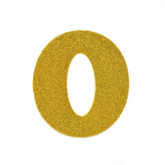 EVA Glitter Foam Letters and Numbers Cut Outs, 4-1/2-inch, 12-count