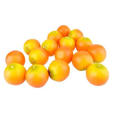 Artificial Assorted Oranges, 1-1/4-Inch, 16-Count
