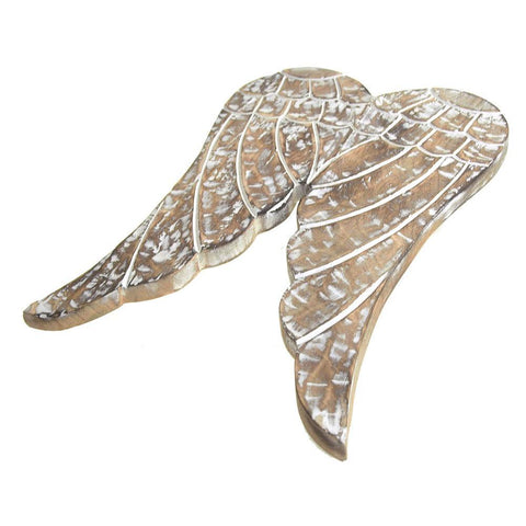 Angel Wing Wooden Decor Christmas Ornament, 16-Inch