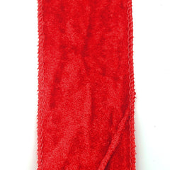 Christmas Classic Plush Velvet Wired Ribbon, 2-1/2-inch, 10-yard
