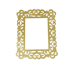 Glitter Antique Style Wooden Rectangular Frame, 10-3/4-Inch
