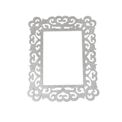 Glitter Antique Style Wooden Rectangular Frame, 10-3/4-Inch