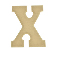 Pressed Board Beveled Wooden Letters and Numbers, 6-inch