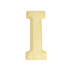 Pine Wood Beveled Wooden Letters and Numbers, 5-13/16-inch, Natural