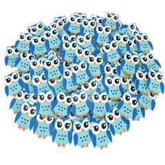 Small Owl Animal Wooden Baby Favors, 1-1/4-inch