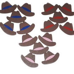 Small Cowboy Hat Wooden Favors, 1-1/2-Inch, 100-Count