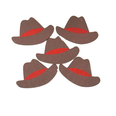 Small Cowboy Hat Wooden Favors, 1-1/2-Inch, 100-Count