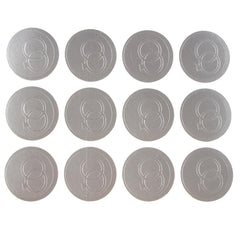 Wedding Ring Print Seal Stickers, 1-Inch, 100-Count